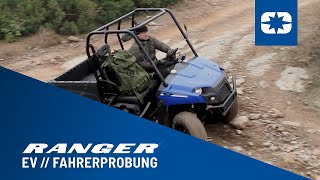 Fahrerprobung Polaris RANGER EV  mit Elektroantrieb FULL HD 1080p [upl. by Eiramana794]