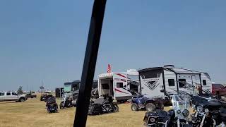 Day One of the Sturgis 2024 pre rallyCheck in at the Buffalo Chip [upl. by Eehtomit558]