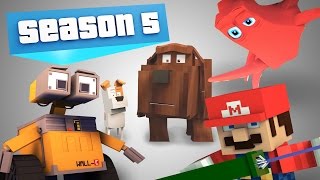 MMP Season 5 Compilation  Minecraft Animation [upl. by Aihsinyt563]