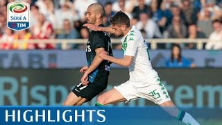 Atalanta  Sassuolo 11  Highlights  Giornata 31  Serie A TIM 201617 [upl. by Ednutabab868]