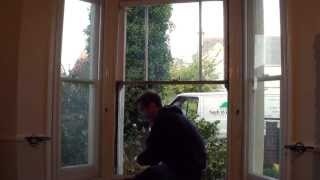 Sash Window Preservation  Double Glazing and Draught Proofing Demo [upl. by Drazze572]