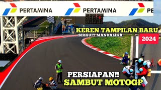 Tampil Beda sirkuit mandalika sambut motogp 2024 [upl. by Anom]