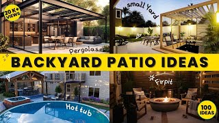 75 Beautiful Backyard Patio Design Ideas amp Pictures for 2024 and Beyond [upl. by Jerome]