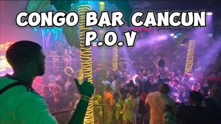 Cancun Nightlife Party Mexico Congo Bar Cancun MX [upl. by Ainecey]