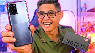 CHEGOU Infinix Note 10 PRO um SMARTPHONE GIGANTE Unboxing e Impressões [upl. by Anelrad]