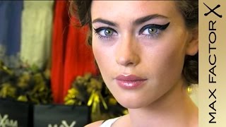 How To Do Winged Eyeliner Eye MakeUp Tutorial  Max Factor [upl. by Kus203]