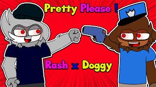 Pretty Please MEME Rash x Doggy Piggy Book 2 Roblox Animation [upl. by Onitrof]