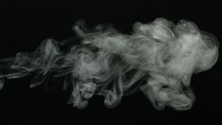 Free Slow Motion Footage Wispy Smoke Blowing [upl. by Anitnegra]