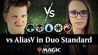 vs AliasV in Duo Standard  MTG Arenas New Mythic Format Gameplay [upl. by Allwein]