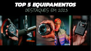 TOP 5 Equipamentos de 2023 que vou usar em 2024  Filmmaker [upl. by Simah]