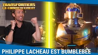 Transformers Le Commencement  Les coulisses du doublage avec Philippe Lacheau [upl. by Nnylg]