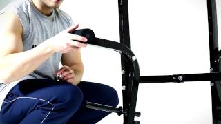 Montage  Klarfit Hantelbank mit Ablage Armcurlern und Beincurler [upl. by Ttimme313]