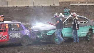 Demo Derby at Benton County Fair in Sauk Rapids MN on 872021 [upl. by Anitra938]