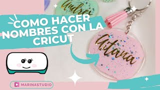 COMO HACER NOMBRES CON LA CRICUT JOY [upl. by Barra]