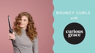 hairhouse how to  Bouncy curls with Curious Grace [upl. by Yrruc475]