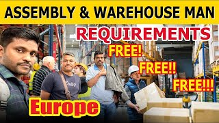 Europe free requirements ASSEMBLY amp WAREHOUSEMAN hungary drivertn51  91 82205 09151 [upl. by Rea767]