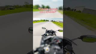 I literally passed out after recording this… biker fyp funny trend yamahar6 [upl. by Tobias]