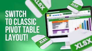 Switch to Pivot Table Classic View in Excel  Excel Nerds [upl. by Amiaj]