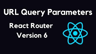 Working With URL Search Parameter  React Router DOM [upl. by Reger373]