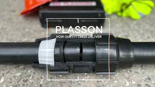 HERE IS WHAT IS INSIDE A PLASSON COMPRESSION FITTING [upl. by Maxima]