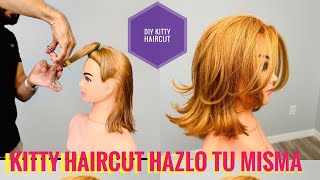 Kitty Haircut Hazlo Tu Misma  DIY KITTY HAIRCUT [upl. by Adnahsam]