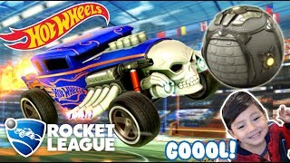 Futbol con Hot Wheels  Coches Hot Wheels en Rocket League  Juegos [upl. by Anora677]