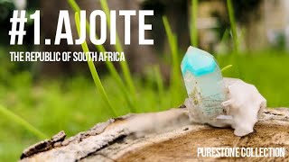 1 Ajoite ［the Republic of South Africa］rough stone [upl. by Takeo]