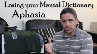 Losing your Mental Dictionary Aphasia [upl. by Calli]