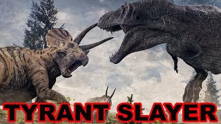 Ceratosaurus vs Triceratops from 1 Million Years BCflv [upl. by Kenwrick317]