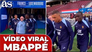 MBAPPÉ CAMAVINGA Y MENDY entrenando juntos con FRANCIA  REAL MADRID [upl. by Neruat]