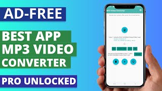 Best Free MP3 Video Converter App for Android [upl. by Fancie]