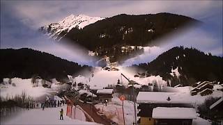 Ski à ArêchesBeaufort  73270  Savoie   Dimanche 31 Décembre 2017 [upl. by Ettolrahs]