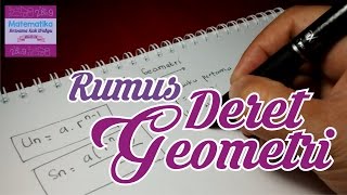 Rumus Deret Geometri [upl. by Burkley868]