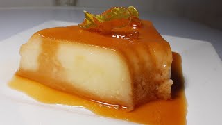 Flan sin huevo 3 ingredientes Sin horno [upl. by Lirbaj727]