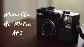 The Minolta HiMatic AF2 Review  The early days of autofocus [upl. by Naitsabes241]