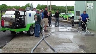 SERVPRO training day hot water pressure washer trailer with wastewater recycling amp accessories [upl. by Maurilia]