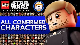 All Confirmed CHARACTERS So Far LEGO Star Wars The Skywalker Saga [upl. by Petey785]