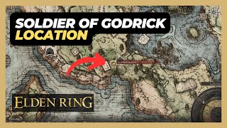 Soldier of Godrick Limgrave Standard Graveyard Boss Location  Elden Ring [upl. by Clovah646]