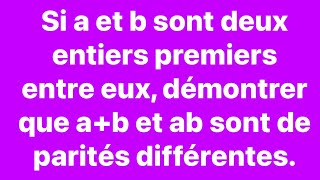 Un exercice intéressant baccalauréat concours arithmétique [upl. by Avevoneg]