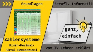 Zahlensysteme umrechnen [upl. by Nyvar724]