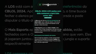 Coreanos na LOS CBLOL 2024 cblol leagueoflegends [upl. by Anuqahs]