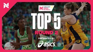 Top 5 Plays of Round 2  Suncorp Super Netball 2024 [upl. by Ylaek]