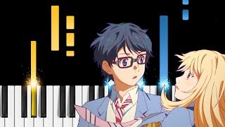 Shigatsu wa Kimi no Uso ED  Kirameki  Piano Tutorial  キラメキ  四月は君の嘘  Your Lie in April [upl. by Mitzie]