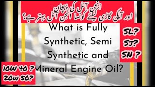 Car Engine Oil  Mineral VS SemiSynthetic VS FullySynthetic  Which Type Of Engine Oil Is Better [upl. by Brittani236]