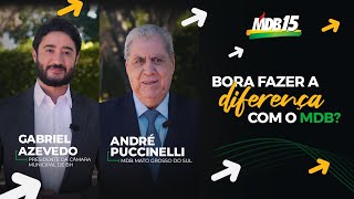 Gabriel Azevedo e André Puccinelli  Partidária Nacional [upl. by Imnubulo]