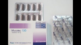 ميوكوتك كبسول لعلاج التهاب الشعب الهوائية والسعال Mucotec Capsules [upl. by Johnny]