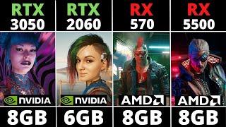 RTX 3050 VS RTX 2060 VS RX 570 VS RX 5500 XT COMPARISON TEST IN 12 GAMES [upl. by Berthold]