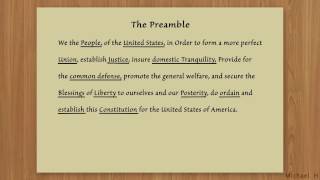 The Preamble Song  shortened  lyrics  edited by Michael H [upl. by Eedrahs]