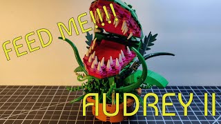 LEGO Little Shop of Horrors quotAudrey IIquot Builds Itself [upl. by Luebke]