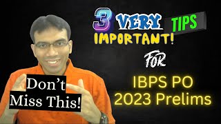 Dont go for IBPS PO Prelims without watching this 3 Emotions That Can Make or Break Your Exam [upl. by Ojytteb]